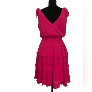 NWT City Triangles Elegant Pink Tiered Dress
